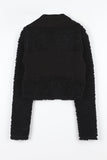 May color matching fur zip-up