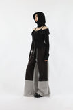 Picky color matching fleece pants