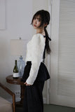 Dot pleats layer pants