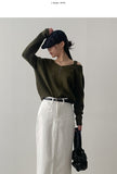 Love Strap Off Shoulder Knit