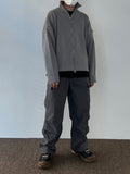 Two-way High-neck Zip-up Knit