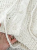 Baron Knit Button Fur Hooded Cardigan