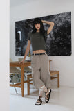 Rivet Pigment Crop Tee