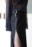 Zipper layered skirt