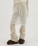 Crew net knit skirt