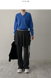 Chief Wrap Ribbed Bootcut Pants