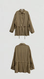 Peach String Loose Fit Shirt