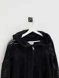 S/S Net Two-Way Hooded Zip-Up