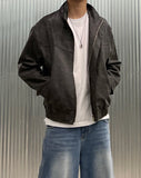 Vintage Crack Suede Jacket