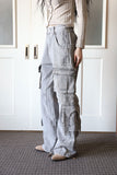 Washed Pocket Denim Pants