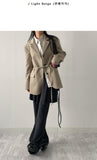 Bonnie Belted Single Loose Fit Jacket