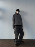 Two-way High-neck Zip-up Knit