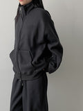 Miyu Fleece Overfit Zip-up