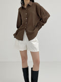 Embo Stripe Loose Fit Shirt