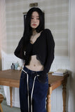 Curved String Denim Jeans
