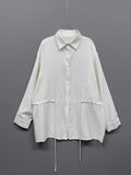 Peach String Loose Fit Shirt