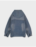 Elder Washed Denim Hood Anorak