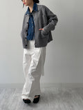 Work Pocket Knit Cardigan