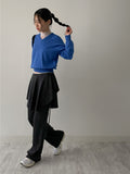 Chief Wrap Ribbed Bootcut Pants