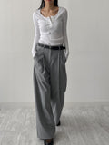 Henley Neck Ribbed Slim Fit T-Shirt