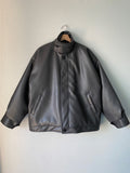 Winter High-Neck Leather Padding
