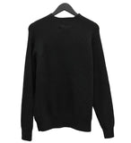 Slit semi-polar button knit