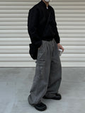 Curve Line Crop Nylon Jacket