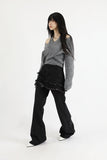 Tiered Layered Unique Jeans