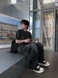 Summer Wide Cool Banding Cargo Denim