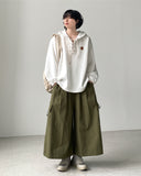 Mori Eyelet Hood Knit