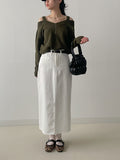 Love Strap Off Shoulder Knit