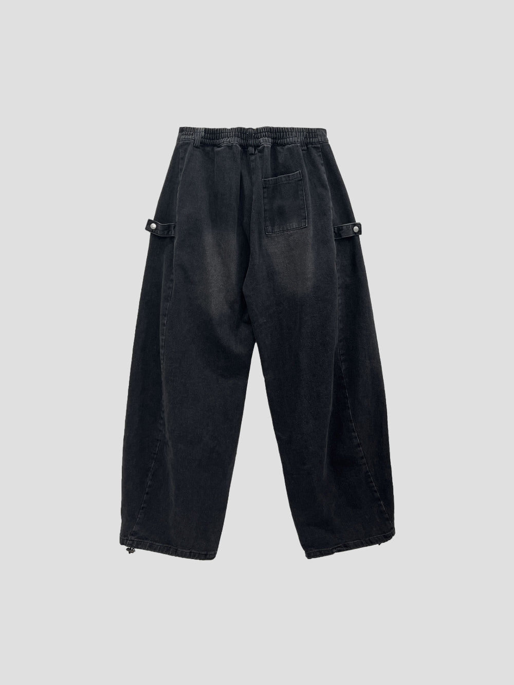 【DISCERNMENT】Folded Unuse Snap Denim Pants DISCERNMENT (ディーサーメント) - フォールディッドオンユーズ