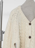 Olly Shetland Wool Cable Cardigan