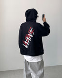 Love One Crop Hood Zip-Up