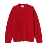 Diamond Fisherman Knit Zip-up
