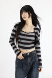 Fury stripe set top