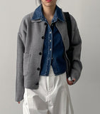 Work Pocket Knit Cardigan