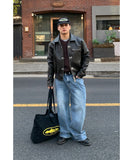 Pinter Hook Leather Jacket