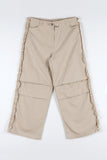 Side pinch frill pants