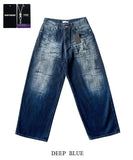 Dirty Washed Super Wide Denim