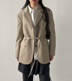 Bonnie Belted Single Loose Fit Jacket