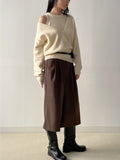 [Winter ver.] Falling Two Tuck Bermuda Slacks