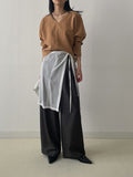 Kio Two-Tuck Wide Slacks