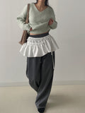 Pastel Haji V-neck Loose Fit Knit