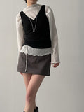 Seller Suede Mini Skirt