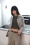 Over Check Vacation Shirt