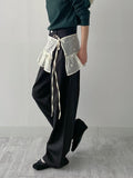 Frill Layered Wrap Skirt