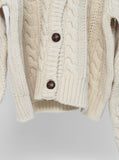 Olly Shetland Wool Cable Cardigan