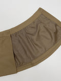 Brushed Tours Unbalanced Mini Skirt