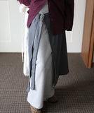Zipper layered skirt
